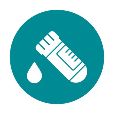 Kan Test Ağı simgesi, vektör illüstrasyonu