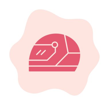 Kask simge vektör çizim yarış                 