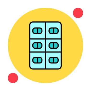 hapları web simgesi, vektör çizim 