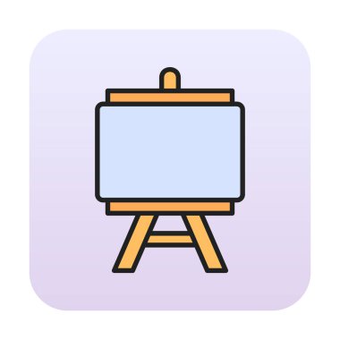 Resim yapmak. Web simgesi basit illüstrasyon