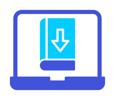 Kitap simgesi, vektör illüstrasyon tasarımı indir 