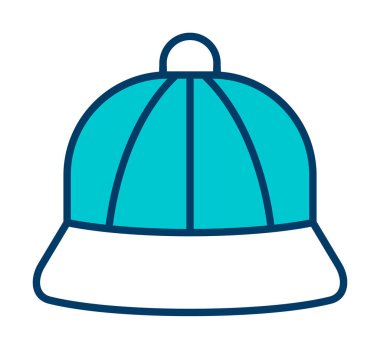 Şapka. Web simgesi basit illüstrasyon