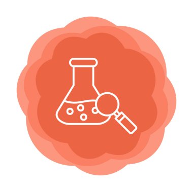 Araştırmacı simgesi beyaz arkaplanda izole edildi 