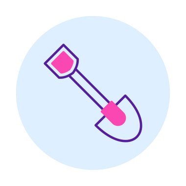 Web simge vektör çizim kürek 