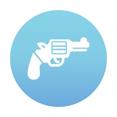 silah simgesi vektör illüstrasyonu