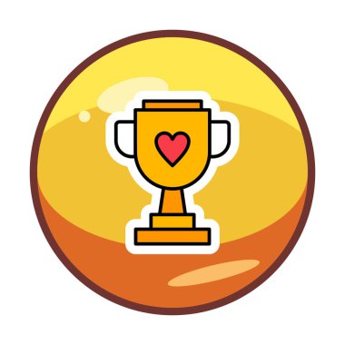 kupa vektör simgesi modern basit tasarım