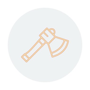 Balta. Web simgesi basit illüstrasyon