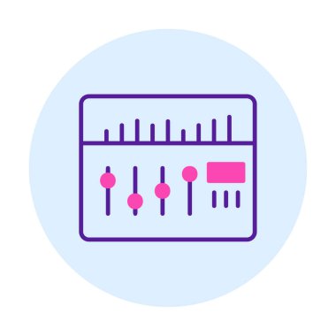 Modern Ses Karıştırıcı simgesinin vektör çizimi              