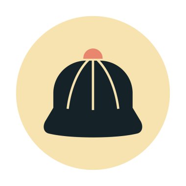 kapsül düz simgesi, vektör illüstrasyonu 