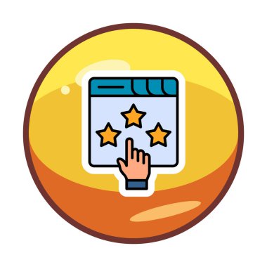 Basit sıralama simgesi, vektör illüstrasyonu