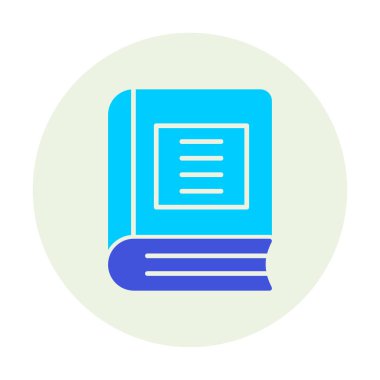 Kitap. Web simgesi basit illüstrasyon