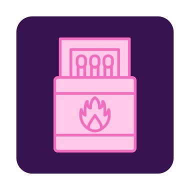 Basit düz eşleştirme simge vektör illüstrasyonuName 