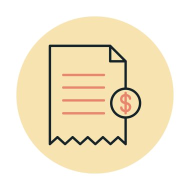 Alışveriş Alımı simgesi vektör illüstrasyonu