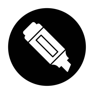 İşaretleyici. Web simgesi basit illüstrasyon                       