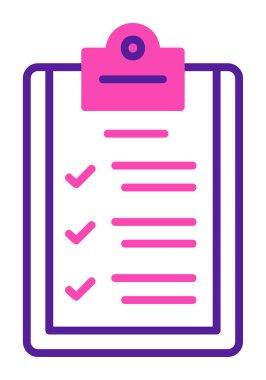 Pano düz simgesinin vektör illüstrasyonu