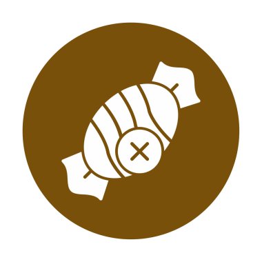 Basit Şekersiz simge, vektör illüstrasyonu