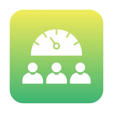 Takım Çalışması Hızı simgesi, vektör illüstrasyonu 