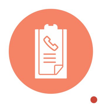 Basit Arama Listesi Geçmişi simgesi, vektör illüstrasyonu