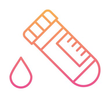 Kan Test Ağı simgesi, vektör illüstrasyonu