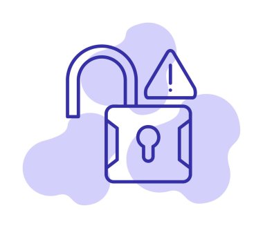 Simge vektör illüstrasyonunu aç  