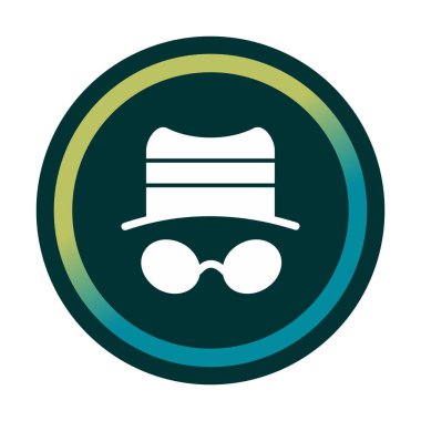 Basit casus yazılım simgesi, vektör illüstrasyonu