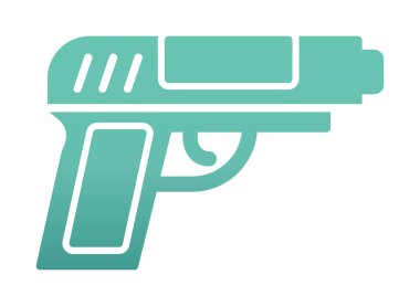 silah simgesi vektör illüstrasyonu