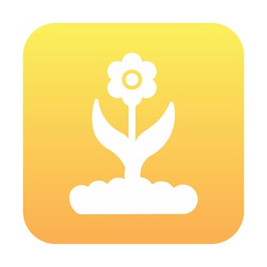  düz çiçek vektör illüstrasyonu   