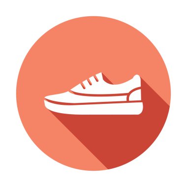 spor ayakkabı ikonu vektör illüstrasyonu 