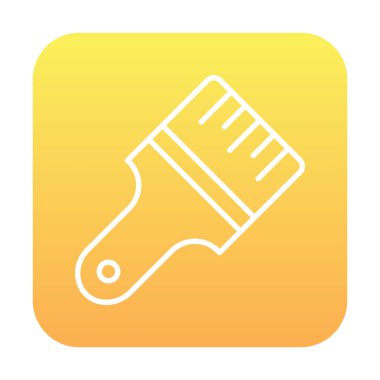 fırça ağ ikonu vektör illüstrasyonu