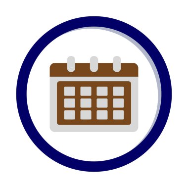 Takvim web simge vektör çizim