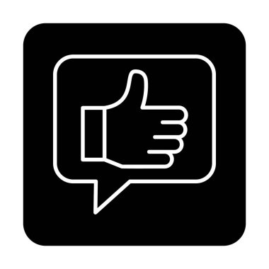 başparmak yukarı Web simgesi, vektör çizim                   