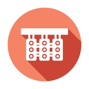 Trafik ışıkları web simgesi, vektör çizim 