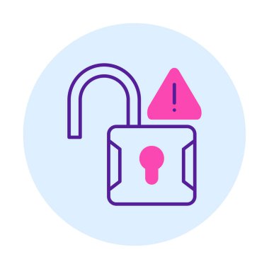 Simge vektör illüstrasyonunu aç  