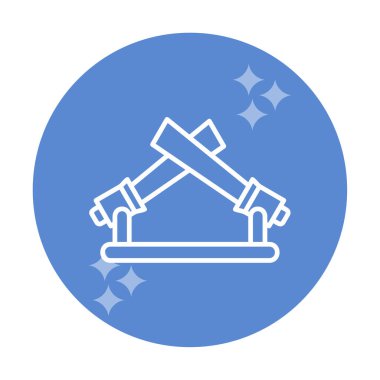 Spots Lights simge vektör illüstrasyonunu gösterir