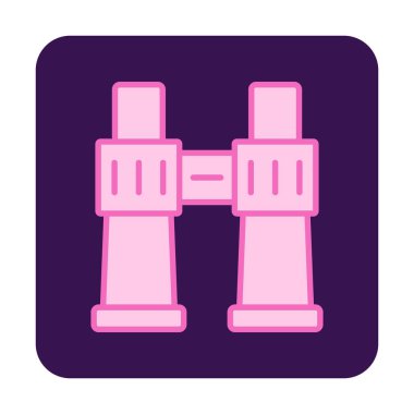 binoküler ikon vektör çizimi