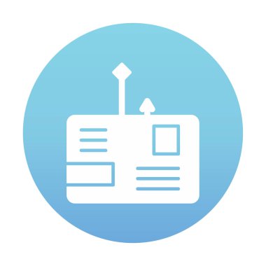 Basit düz fonlama simgesi illüstrasyonu  