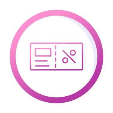 Faturacı Kara Cuma ikon vektör illüstrasyonu  