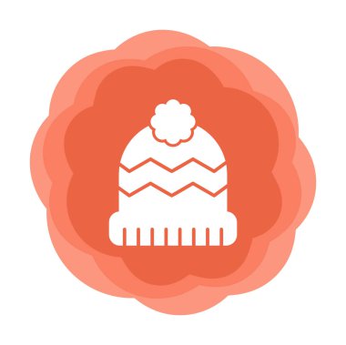 Beanie icon vector illustration 