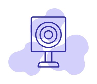 Askeri Hedef ikonu vektör çizimi