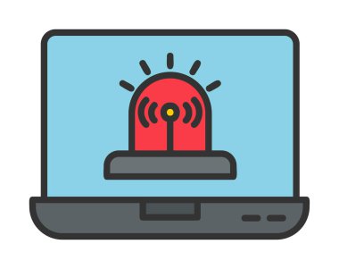 Basit Yazılım simgesi, vektör illüstrasyonu