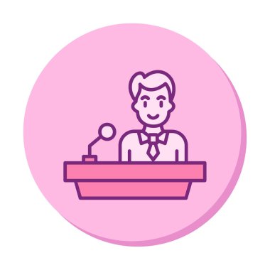 Ders vektör illüstrasyonu. düz biçim. 