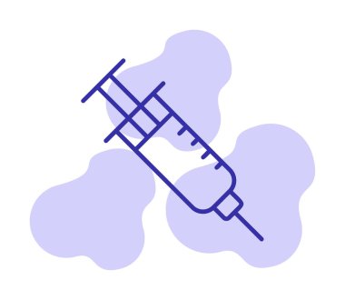 Şırınga ikonu vektör çizimi