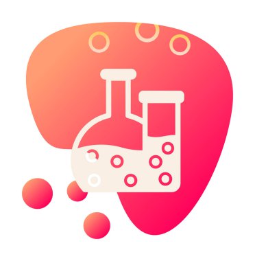 Şişesi web simgesi, vektör çizim  