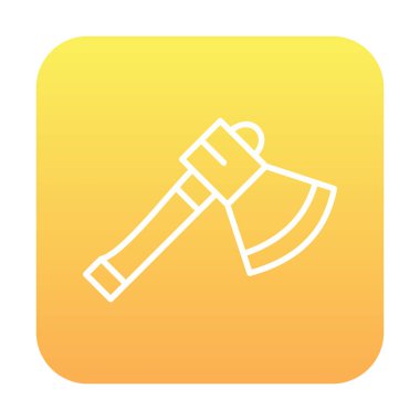 Balta. Web simgesi basit illüstrasyon