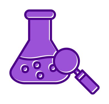 Araştırmacı simgesi beyaz arkaplanda izole edildi 