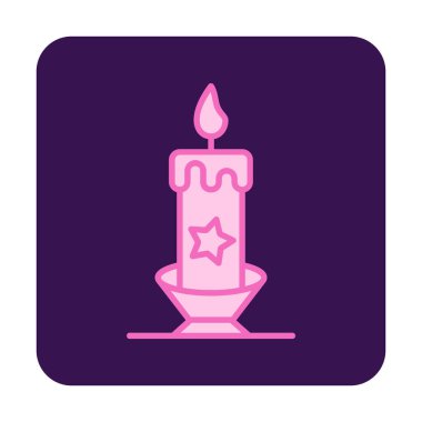 Mum web simgesi, vektör çizim