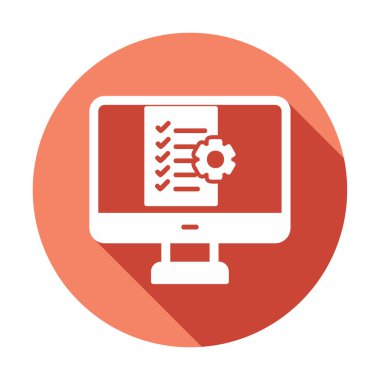 Proje Yönetimi simge vektör çizim