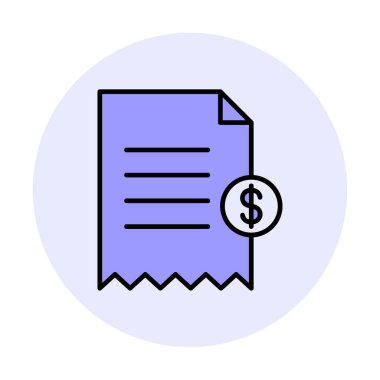 Alışveriş Alımı simgesi vektör illüstrasyonu