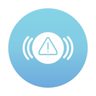 uyarı işareti simgesi, vektör illüstrasyonu  