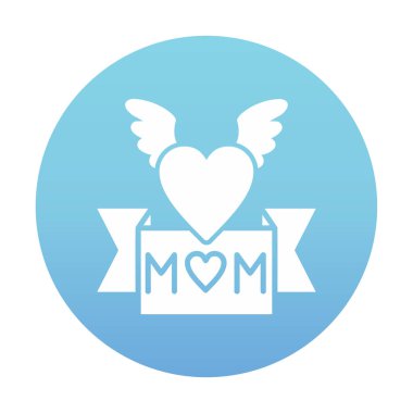 Anneler günü ikonu. Vektör illüstrasyonu. 